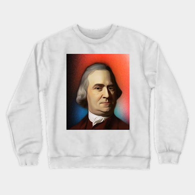 Samuel Adams Portrait | Samuel Adams Artwork Crewneck Sweatshirt by JustLit